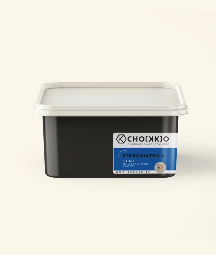 Glace Stracciatella artisanale - CHOKKO - Éghezée ( aische en refail )